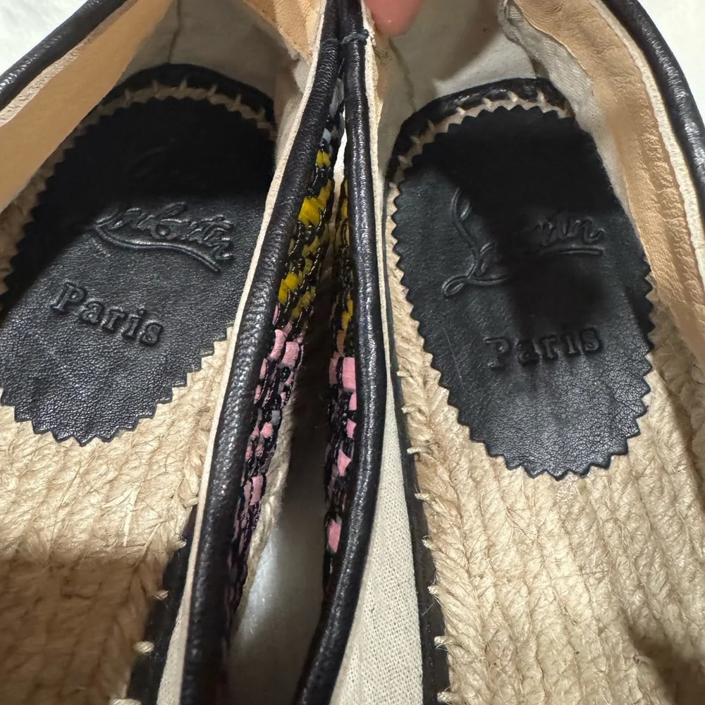 Christian Louboutin Woven Espadrilles. - Picture 11 of 17
